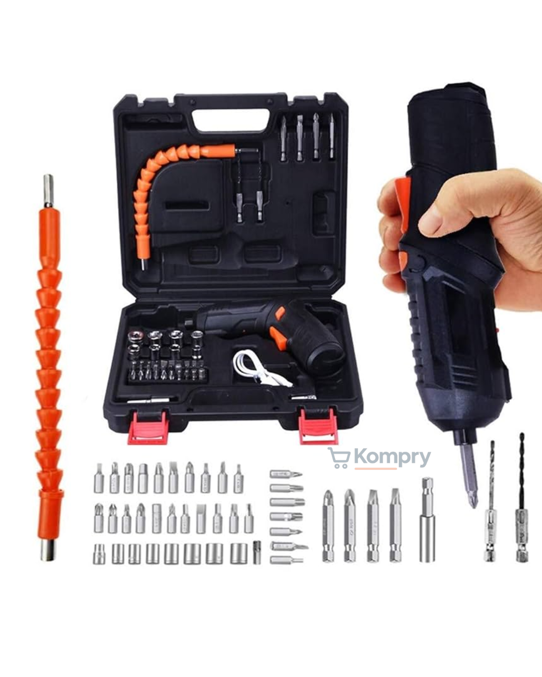 🔧 PowerFix Pro – Destornillador Eléctrico Inalámbrico 47 en 1