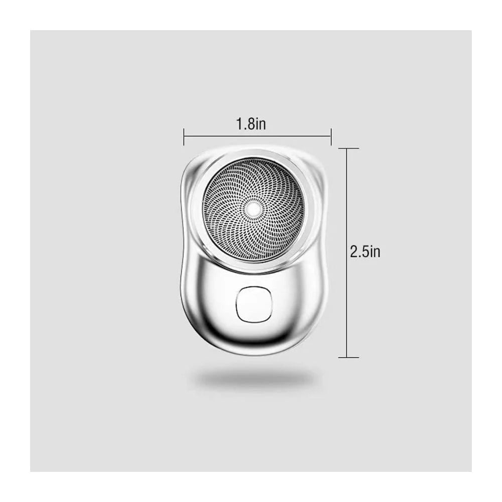 Mini Rasuradora Portátil USB Recargable - Afeitadora Eléctrica Bolsillo Hombre - Kompry