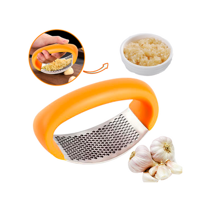 🧄 AjoFácil Pro – Prensa de Ajo Manual Inoxidable