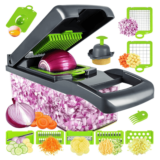 🥕 Picadora Multifuncional de Verduras “MultiChop Pro”