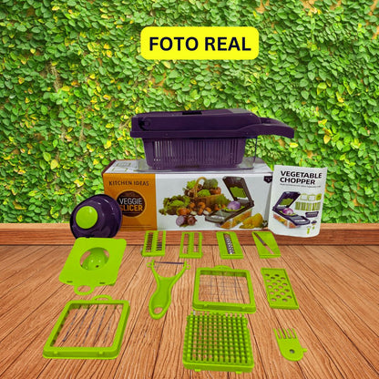 🥕 Picadora Multifuncional de Verduras “MultiChop Pro”