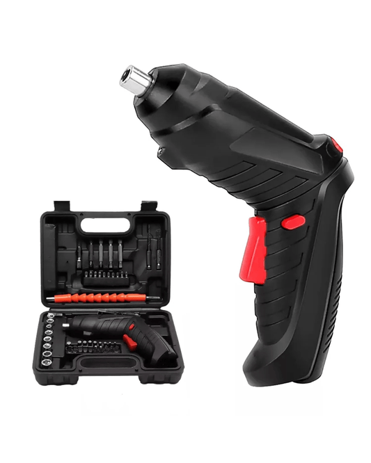 PowerFix Pro Destornillador Eléctrico Inalámbrico 47 en 1 Recargable - Kompry