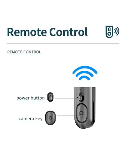 Trípode Inteligente C17 AI - Seguimiento Facial 360° Auto - Tracking Bluetooth - Kompry